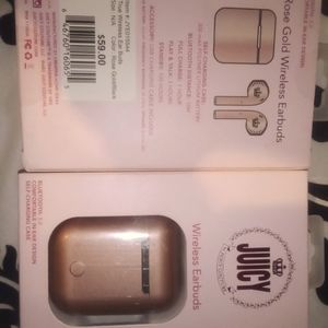 Juicy Couture Wireless Earbuds
